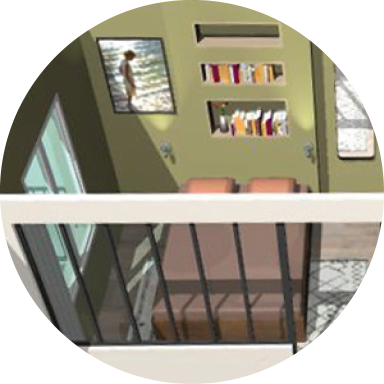 vue chambre appartement ancien