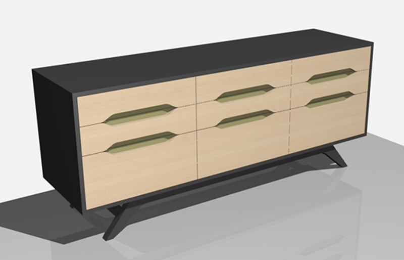 Buffet vintage Lilly 1