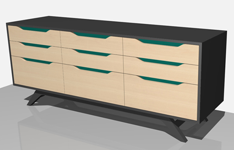 Buffet vintage Lilly 2