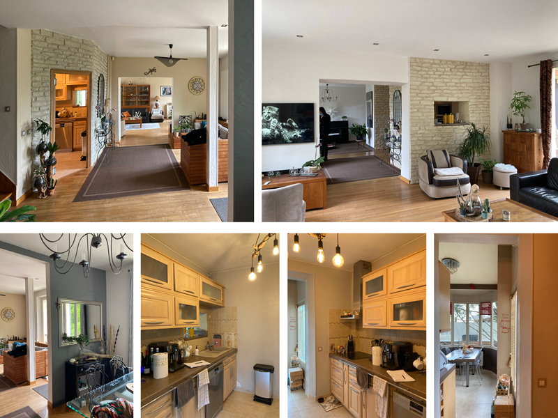 montage photos maison avant travaux