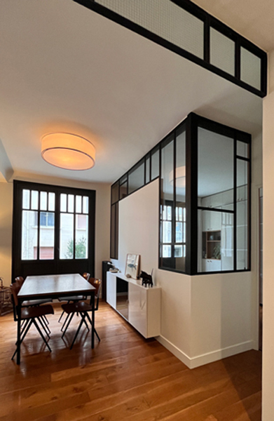 vue sur salle à manger