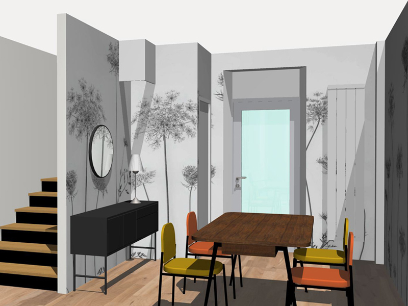 Perspective salle a manger