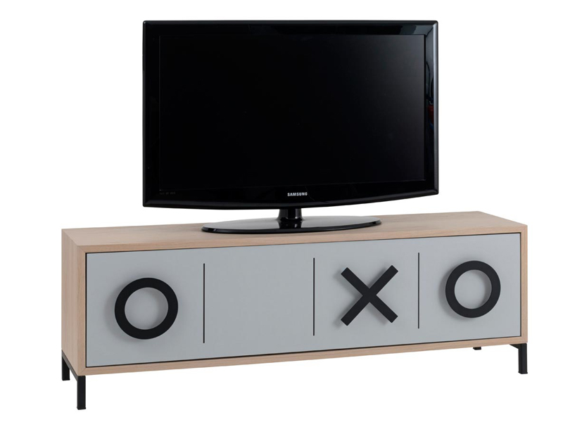 Meuble TV métal et bois